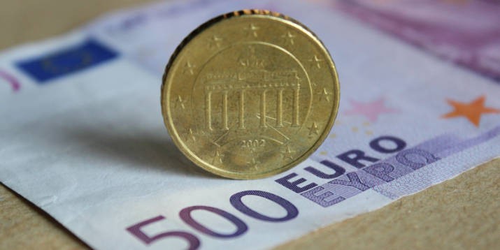 Euro Schein Geld Erbschaft